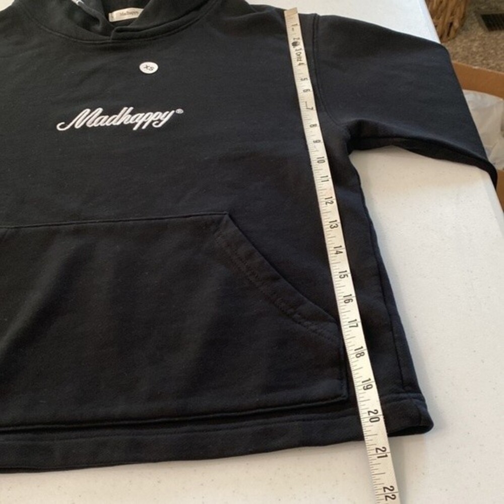Madhappy New! Classic Universal Crop Hoodie Signature Hood-Stitch Embroidered - Picture 11 of 14